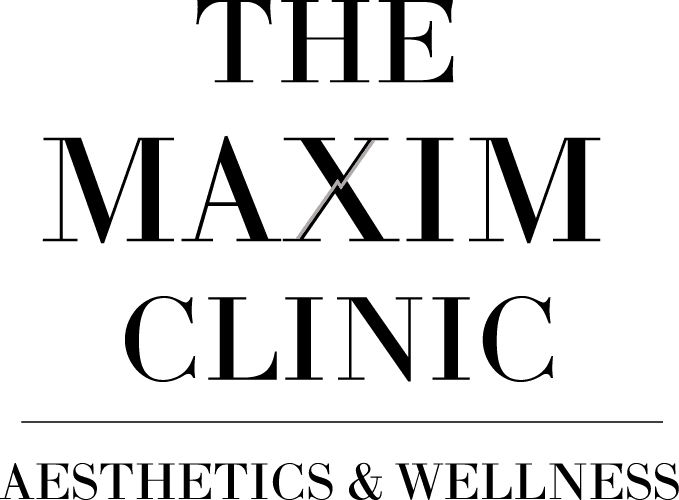 The Maxim Clinic's black logo.