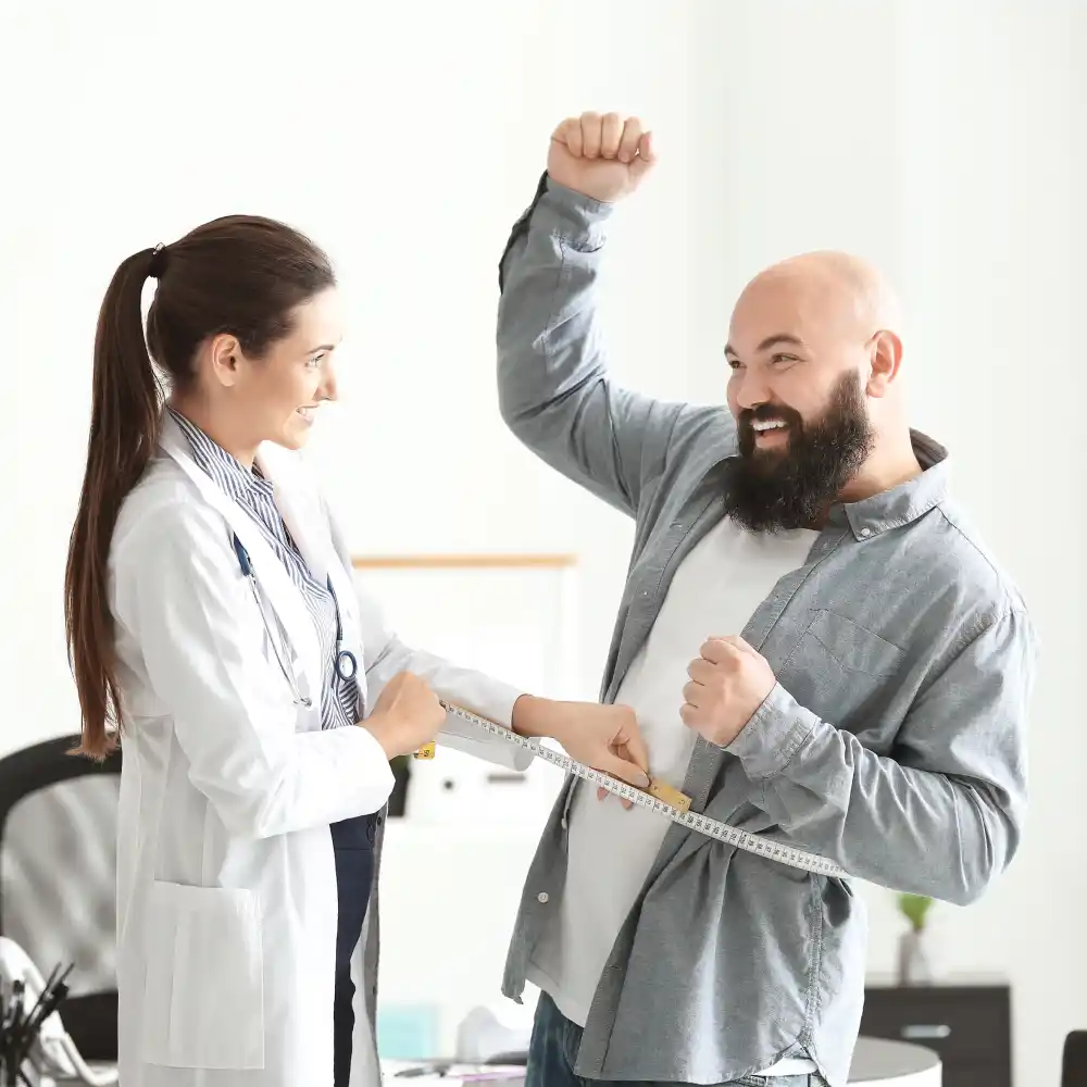 Men's weight loss success at The Maxim Clinic