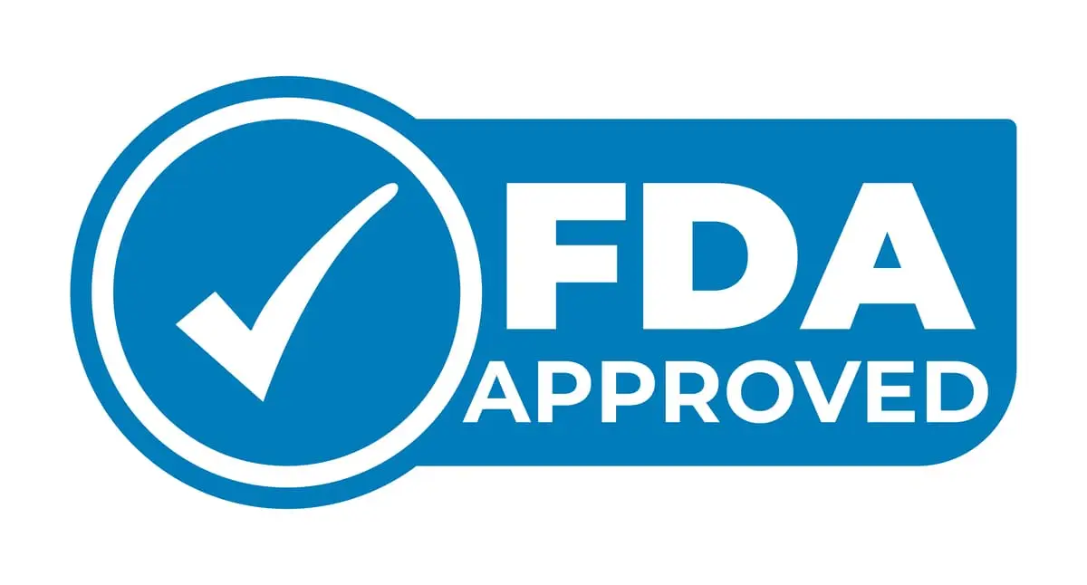 FDA approved seal for semaglutide for weight loss, indicating clinical trust.