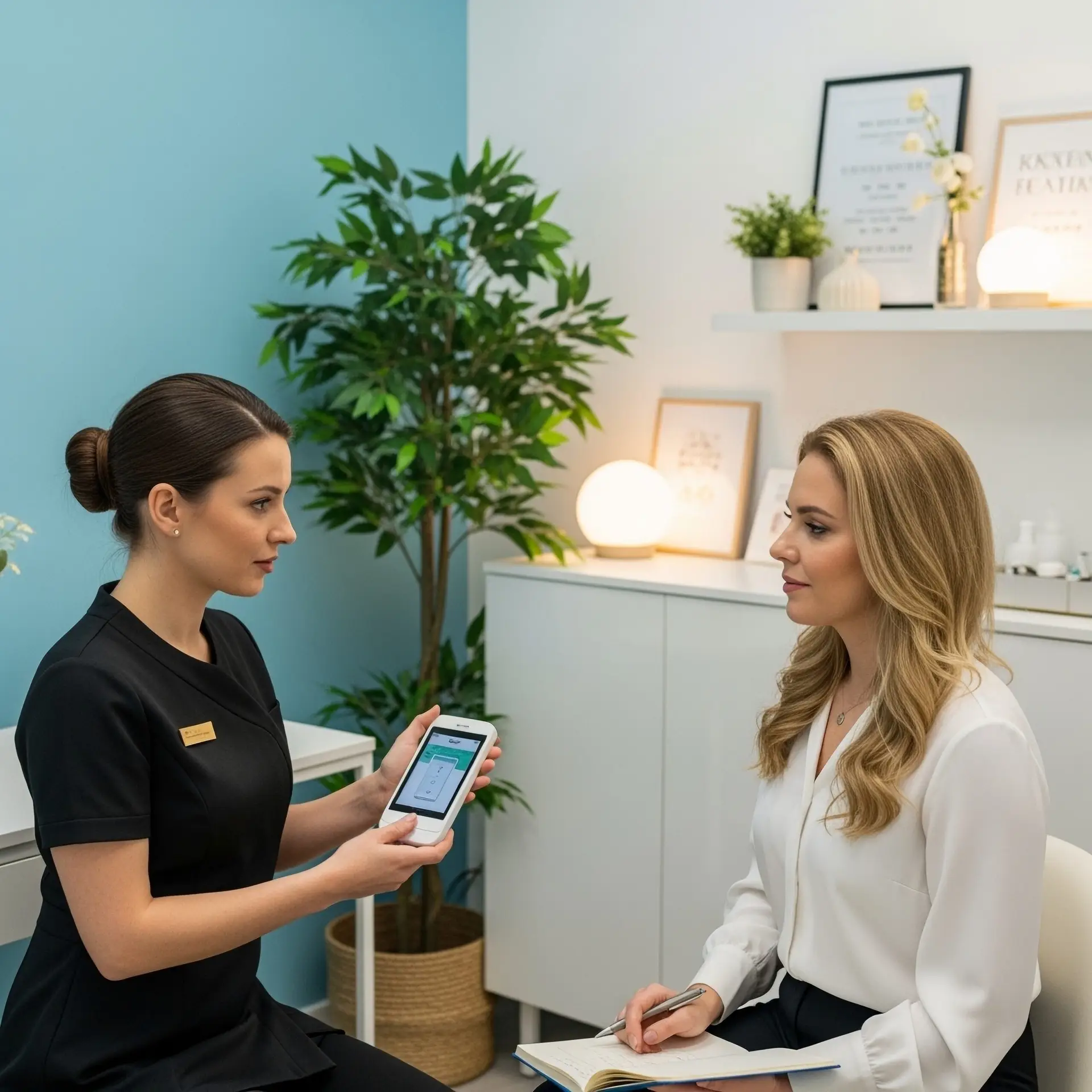 The professional and serene environment of The Maxim Clinic in Marietta, GA.