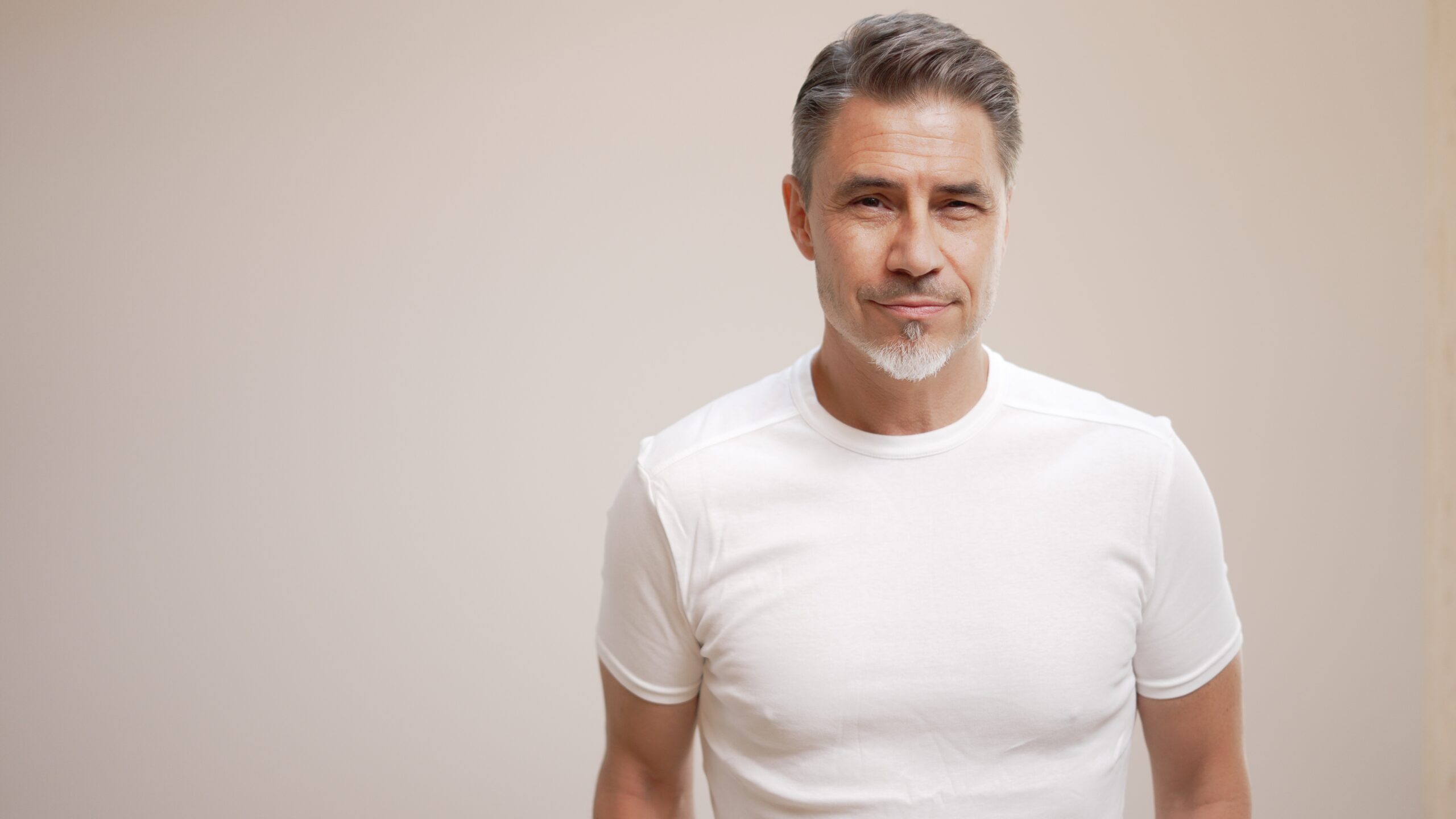 Confident man in his 50s happy with the results of his ED treatment plan from The Maxim Clinic in Atlanta.